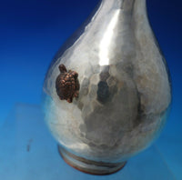 Mixed Metals Gorham Sterling Silver Vase Applied Copper Turtles Aesthetic #6246