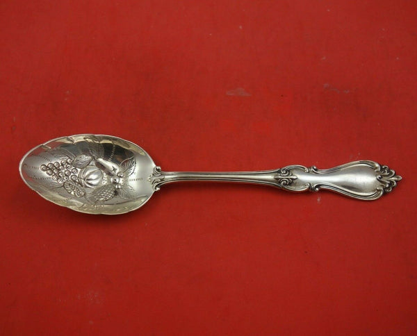 Queen Elizabeth I by Towle Sterling Silver Berry Spoon with Fruit in Bowl 8 5/8"