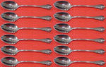 Grand Colonial by Wallace Sterling Silver Demitasse Spoon Set 12 pieces 4"