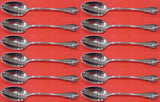 Grand Colonial by Wallace Sterling Silver Demitasse Spoon Set 12 pieces 4"