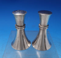 Stieff Sterling Silver Salt and Pepper Shaker Set 2pc 3 1/2" Tall #82-1 (#7489)