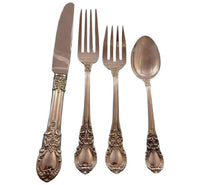 American Victorian by Lunt Sterling Silver Flatware Set Service 49 Pieces