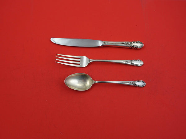 Bridal Veil by International Sterling Silver Junior Set 3-pc knife 6 3/4"