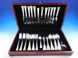 Square by Adler / Blanchard Sterling Silver Flatware Set Service 74 pcs Dinner