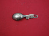 Kitten by International Sterling Silver Baby Spoon 3 3/4" Vintage Cat Handle
