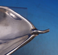 Sciarrotta Sterling Silver Bowl Almond Shape w/ Three Feet Handmade #10 (#6899)