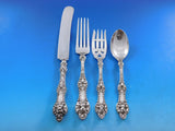 Old Orange Blossom by Alvin Sterling Silver Flatware Set 12 Service 110 pc Lunch