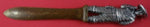 Applied Metals by Gorham Sterling Silver Paper Knife with Bandit 9 3/4"  Figural
