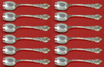 Sir Christopher by Wallace Sterling Silver Ice Cream Dess. Fork Custom Set 12pcs