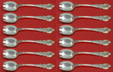 Sir Christopher by Wallace Sterling Silver Ice Cream Dess. Fork Custom Set 12pcs