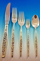 Meadow Song by Towle Sterling Silver Flatware Set 8 Service 48 pcs