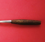 Fjord by Dansk German Stainless Steel and Teak Salad Fork 3-Tine 6 5/8" Flatware