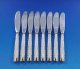 Camellia by Gorham Sterling Silver Butter Spreaders HH Modern Set of 8pcs 6 1/4"