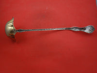 Les Cinq Fleurs by Reed & Barton Sterling Punch Ladle light GW w/ orchid 15 1/4"