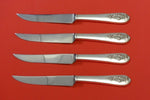 Pendant-Of-Fruit by Lunt Sterling Silver Steak Knife Set 4pc HHWS Custom 8 1/2"
