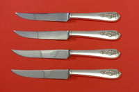 Pendant-Of-Fruit by Lunt Sterling Silver Steak Knife Set 4pc HHWS Custom 8 1/2"