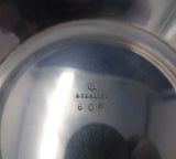 Currier and Roby Sterling Silver Bowl with Beads #608 Mid-Century (#5081)