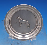 Sterling Silver Nut Cup Set 6pc Various Repoussed Dogs 1/4" x 2 5/8" (#6807)