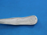 Lap Over Edge Acid Etched by Tiffany Sterling Coffee Spoon GW Leaves 4 3/4"