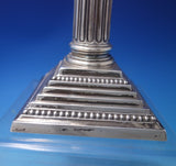 Georgian by B.G. Sterling Silver Candlestick 10" x 3 3/4" Weighted (#5762)