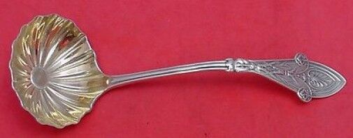 Italian by Tiffany and Co Sterling Silver Gravy Ladle GW Scalloped 6 3/4"