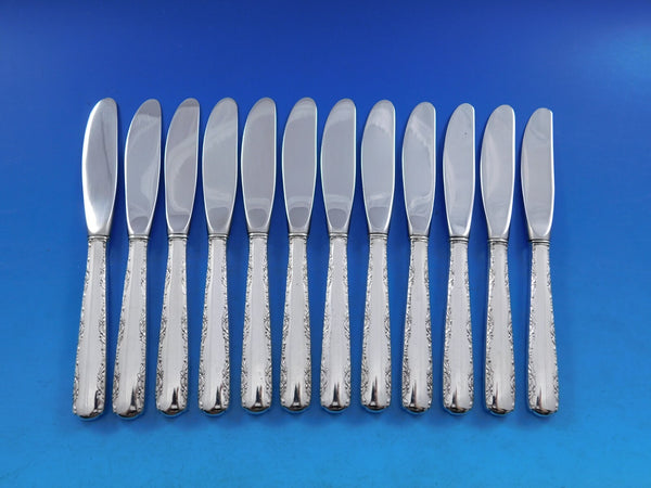 Camellia by Gorham Sterling Silver Butter Spreaders HH Modern Set 12pcs 6 1/4"