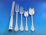 Trifid by James Robinson Sterling Silver Flatware Dinner Service 12 Set 60 pcs