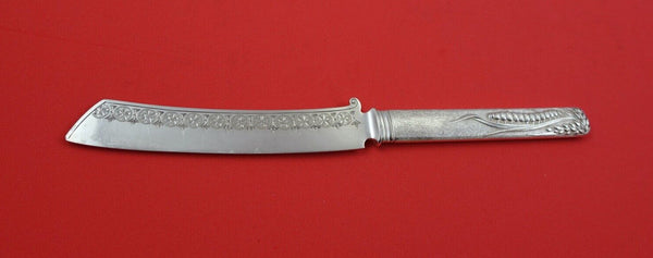 Aesthetic Sterling Silver Tea Knife oriental Caterpillar on branch HHAS 8"