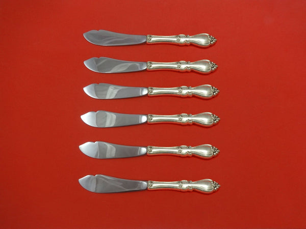 Queen Elizabeth I by Towle Sterling Trout Knife Set 6pc. HHWS  Custom 7 1/2"