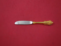 Grande Baroque Vermeil By Wallace Sterling Silver Butter Spreader HH 6 1/4"