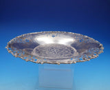 Italian 800 Silver Fruit Bowl with Engraved and Pierced Floral Designs (#4291)