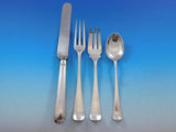 Rat Tail by Spaulding England Sterling Silver Flatware Set Service 89 pieces