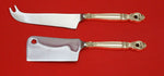 Monte Cristo by Towle Sterling Silver Cheese Server Serving Set 2pc HHWS  Custom