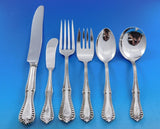 Georgian Bead by Frank Whiting Sterling Silver Flatware Set 8 Service 52 pc Rare