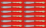 La Scala by Gorham Sterling Silver Fish Knife Custom Set 12 pcs 8 1/4"