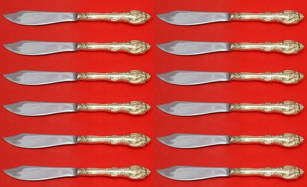 La Scala by Gorham Sterling Silver Fish Knife Custom Set 12 pcs 8 1/4"