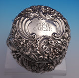 Repousse by Davis and Galt Sterling Silver Tea Caddy #6 3" x 3 1/4" (#9113)
