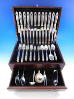 Acorn by Georg Jensen Danish Sterling Silver Flatware Set for 12 Dinner 91 pcs