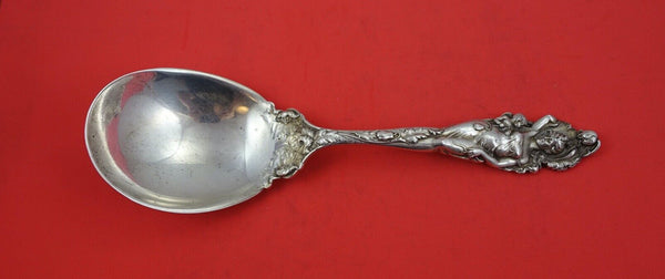 Love Disarmed by Reed and Barton Sterling Silver Salad Serving Spoon old 10 1/2"