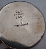 Applied Metals by Gorham Pepper Shaker #1660 Japonesque Woman Corn Stalks #8627