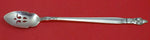 Silver Poppy by Lunt Sterling Silver Olive Spoon Pierced Long 7 3/8" Custom