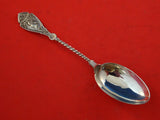 Medallion with Twist by Wood & Hughes Sterling Silver Teaspoon 5 3/4" Willie