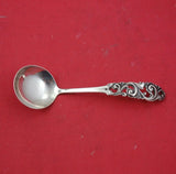 Dobbel Rokokko by Brodrene Lohne Norwegian Sterling Silver Tea Caddy  4 3/4"