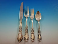 Prince Eugene by Alvin Sterling Silver Flatware Set for 8 Service 32 pieces