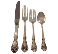 Chateau Rose by Alvin Sterling Silver Flatware Set For 8 Service 48 Pieces