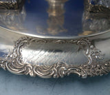 Portuguese .833 Silver Inkwell Double w/Footed Stand 3D Lady Justice (#5426)