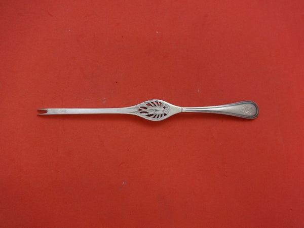 Pattern Unknown by Italian Sterling 900 Silver Lobster Pick 2-Tine w/Pcd Design