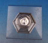 James Deakin and Sons English Estate Sterling Silver Inkwell 6-Sided Base #7284