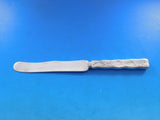 Lap Over Edge Acid Etched by Tiffany Sterling Dessert Knife HHAS Orchid 7 1/4"