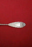 Coin Silver by Unknown Maker Master Butter Flat Handle Engine Turned 6 3/4"